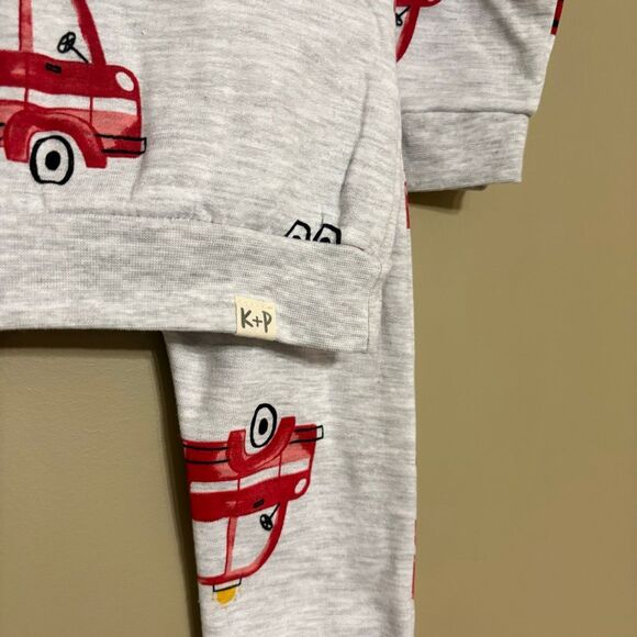 Kit + Pearl Baby Boy Girl Unisex Future Hero Firefighter Two Piece Set 12M - Picture 3 of 7
